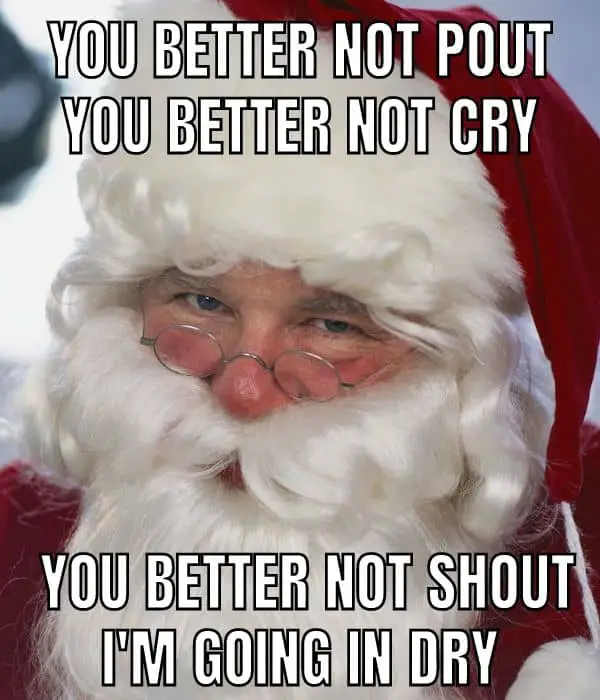 Nasty Christmas Meme On Santa