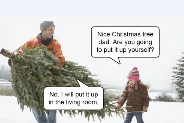 Naughty Christmas Meme on Father