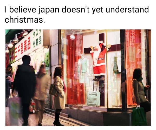 Offensive Christmas Meme on Japan