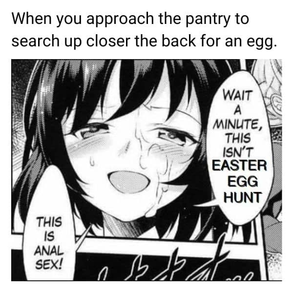 Anal Sex Meme on Easter Egg Hunt