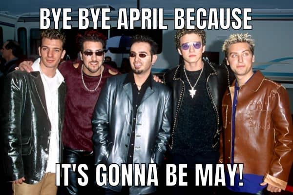 Bye April Meme on May