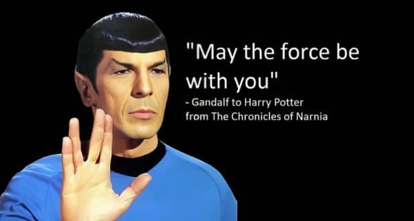 Funny May The Force Be WIth You on Star Trek
