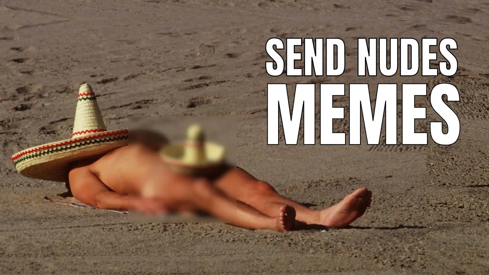 Funny Send Nudes Memes on Beach