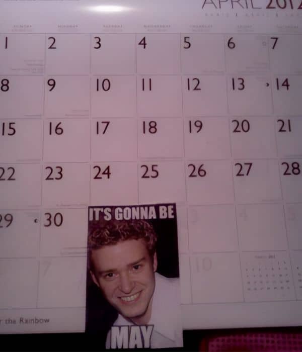 Its Gonna Be May Calendar Meme