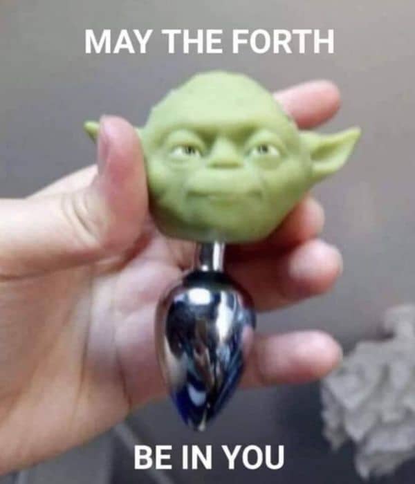 May The Fourth Be In You Meme on Baby Yoda