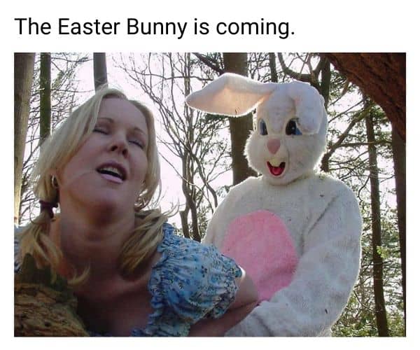 Naughty Easter Bunny Meme