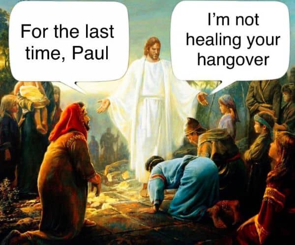 Passover and Easter Hangover Meme