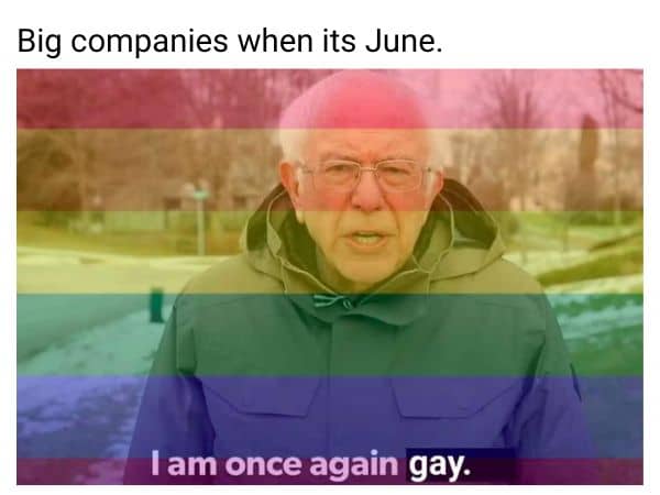 Funny Pride Month Meme on June