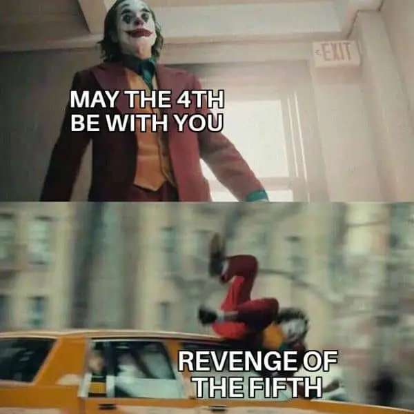 May The 4th Be With You Meme on Joker