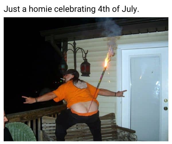 4th Of July Celebration Meme on Ass