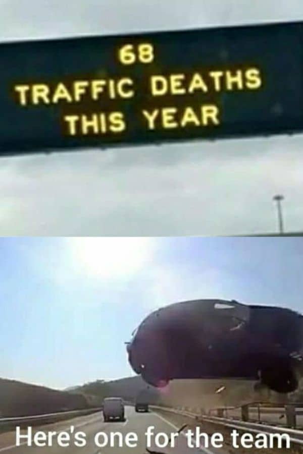 69 Traffic Death Meme