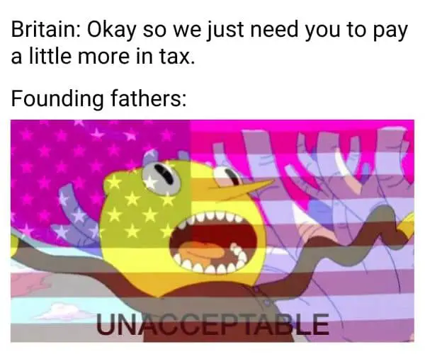 Founding Fathers Meme on Britain
