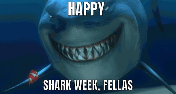 Happy Shark Week Meme on Fish