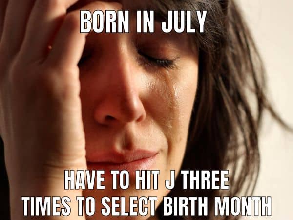 July Birthday Meme on J Birth Month