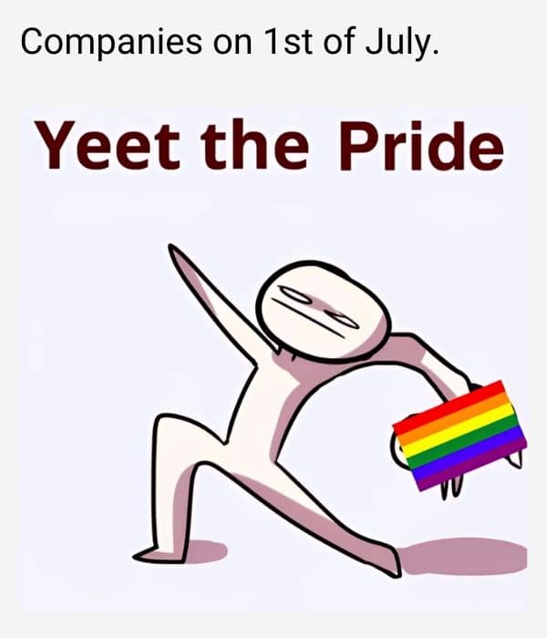 Yeet The Pride Meme