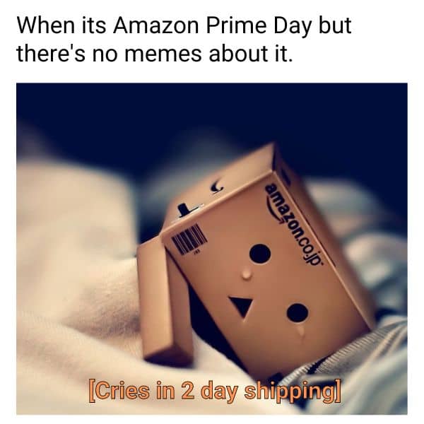 No Memes on Amazon Prime Day