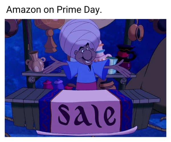 Prime Day Sale Meme on Amazon