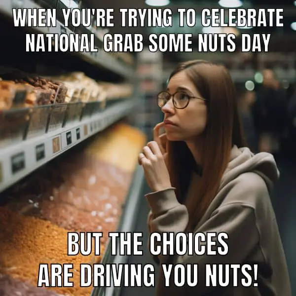 Funny Grab Some Nuts Day Image
