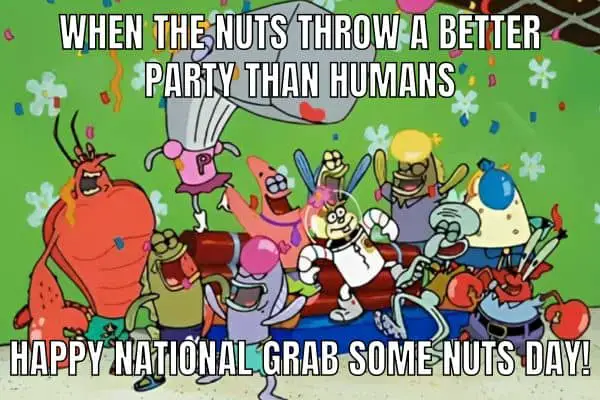 Happy National Grab Some Nuts Day Meme
