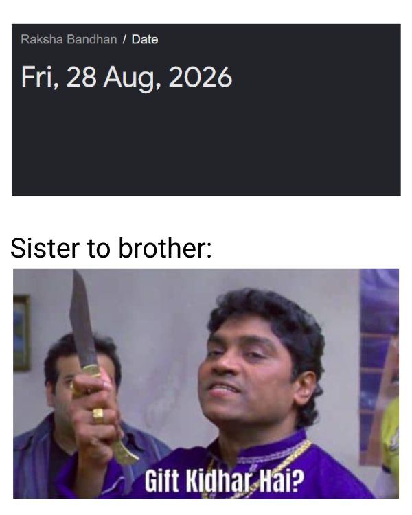 25 Raksha Bandhan Memes For Brothers & Sisters in 2026