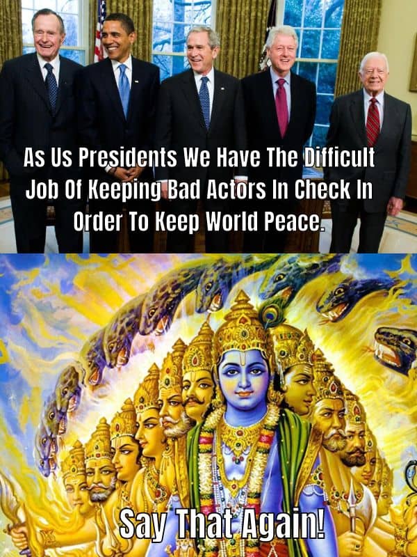 World Peace Meme on Krishna