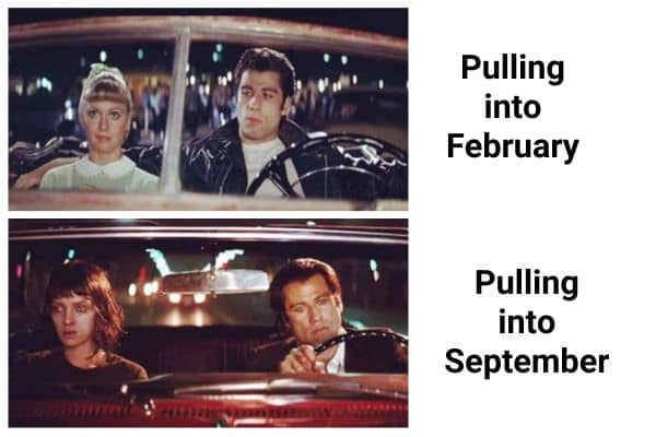 February vs September Meme