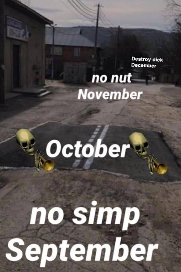 No Simp September vs NNN vs DDD Meme