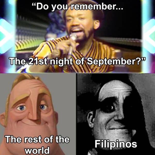 September 21 Meme on Filipinos