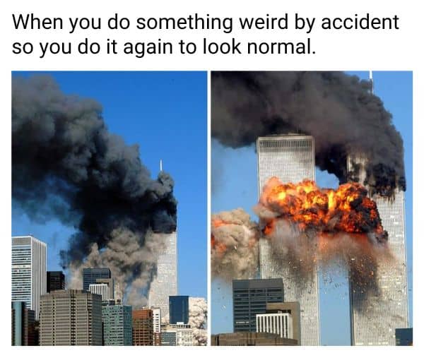 Twin Tower Attack Meme