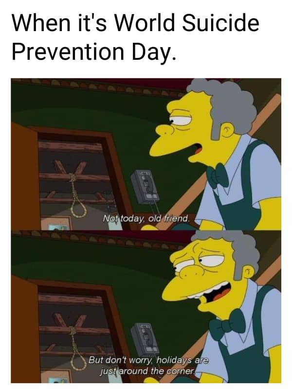 World Suicide Prevention Day Meme