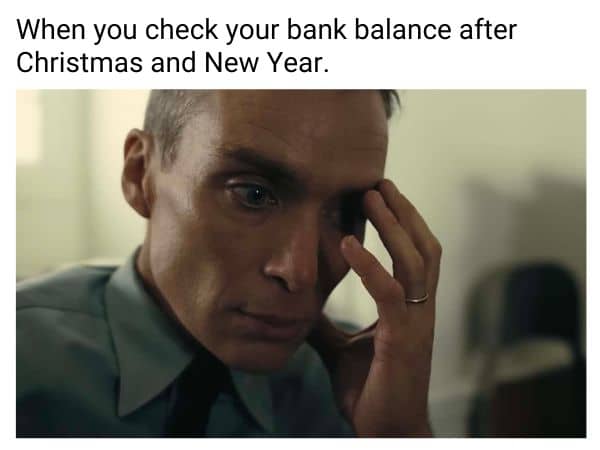 After Christmas and New Year Meme
