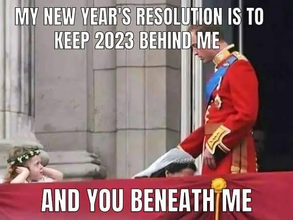 Dirty 2024 New Year's Resolution Meme