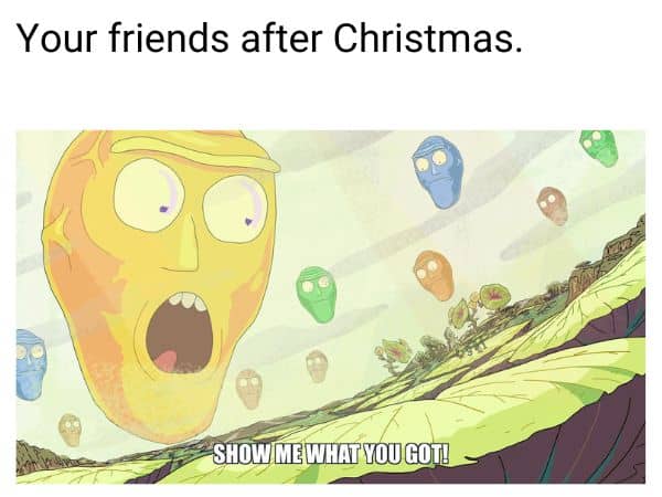 Friends After Christmas Meme
