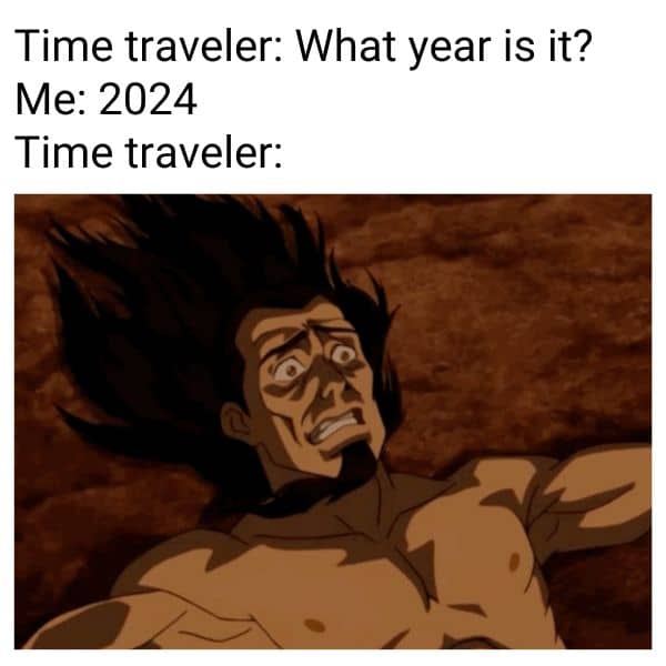 Time traveler 2024 Meme