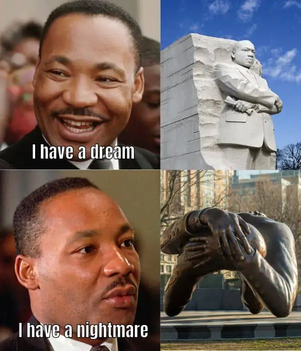 MLK Monument Meme