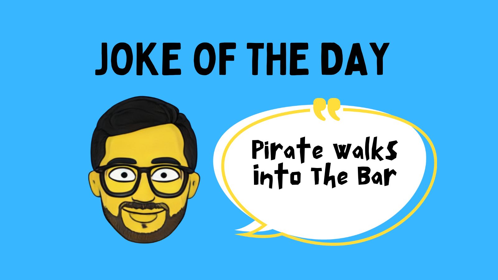 Pirate Walks Into The Bar Joke