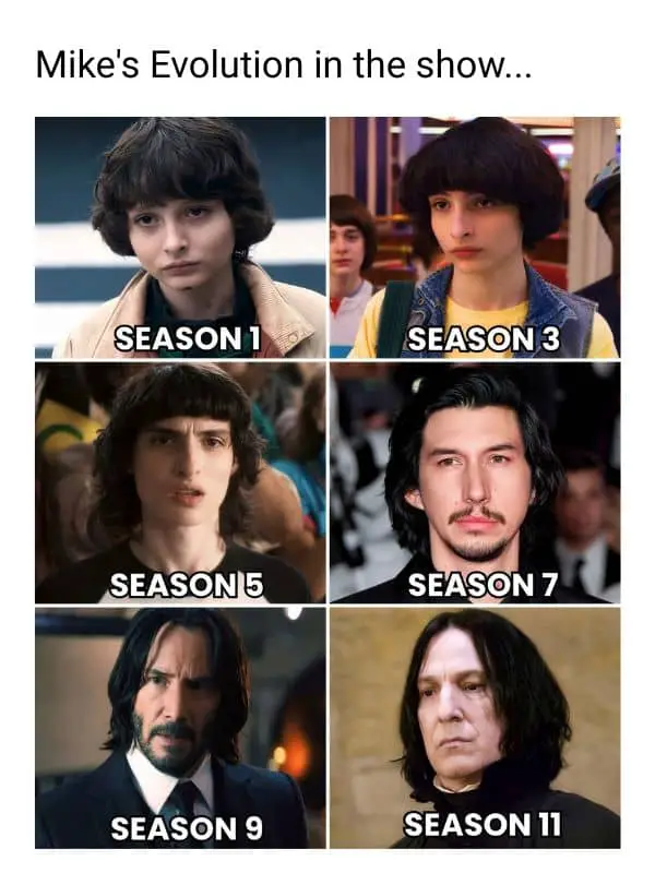 Mike Wheeler Meme on Stranger Things Season 5