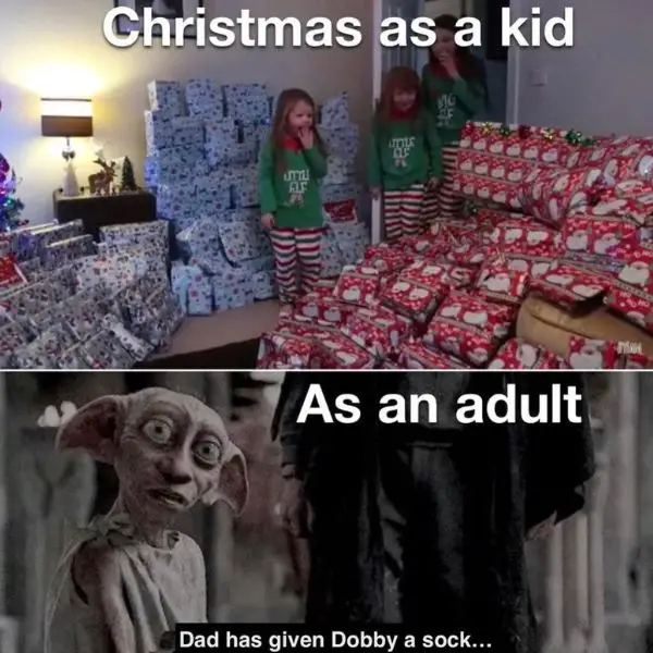 40 Funny Christmas Memes Full of Holiday Fun in 2025 Kid vs Adult During Christmas Meme