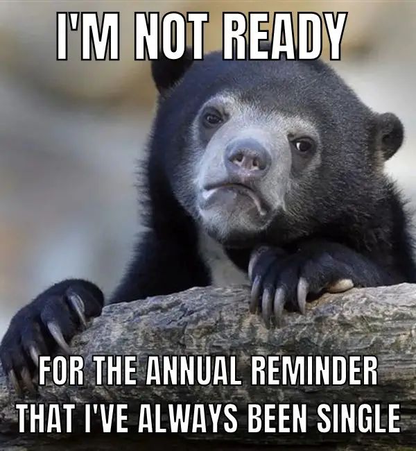 Not Ready For Valentine's Day Meme