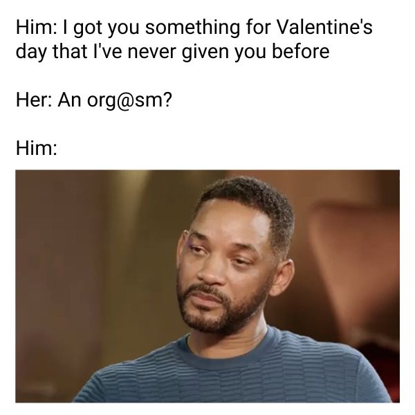 Valentine's Day Orgasm Gift Meme