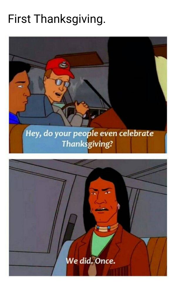 First Thanksgiving Meme
