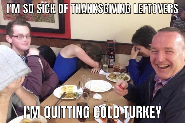 Quitting Cold Turkey Meme on Family
