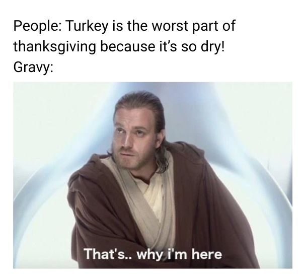 Thanksgiving Turkey Meme on Gravy